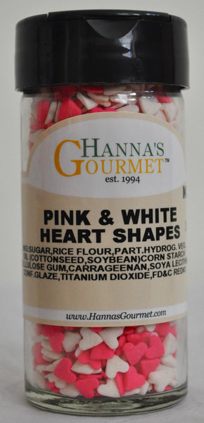 Pink & White Hearts